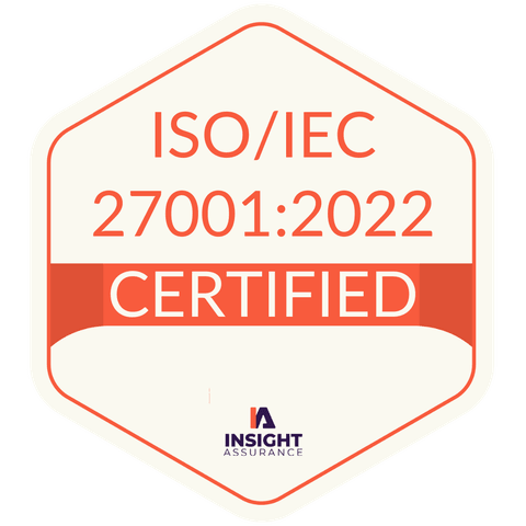 ISO/IEC 27001:2022 zertifiziert